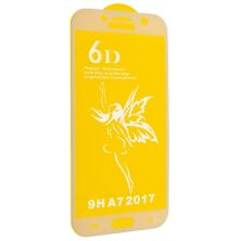Захисне скло 6D PREMIUM SAMSUNG A720 Galaxy A7 2017 БЕЛЫЙ