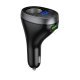 Автомобильное зарядное устройство HOCO Z61A 60W 2×Type-C PD + USB-A QC3.0, чёрное