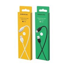 USB кабель BOROFONE BX19 Benefit charging data USB - Type-C ЧОРНИЙ