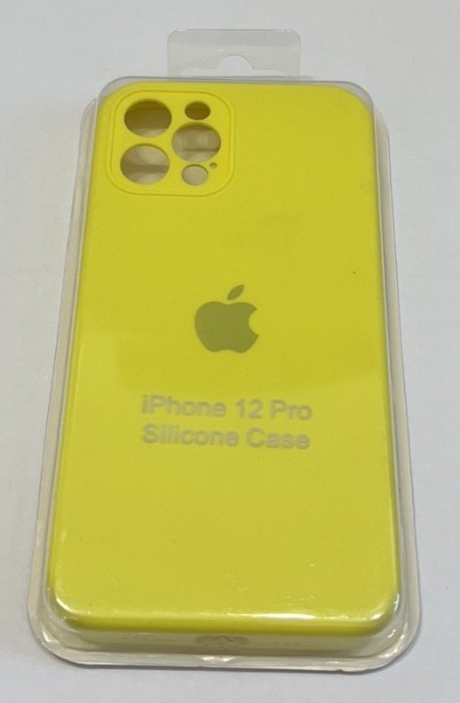 Чохол Silicone Case Copy Apple iPhone 12 Pro Square Yellow, 09