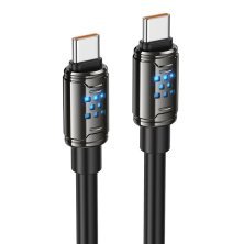 USB-C кабель HOCO U143 Type-C to Type-C 240W, 1 метр, чорний