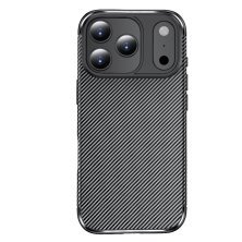 Силіконовий чохолНакладка  Carbon для Apple iPhone 17 Pro Max Black