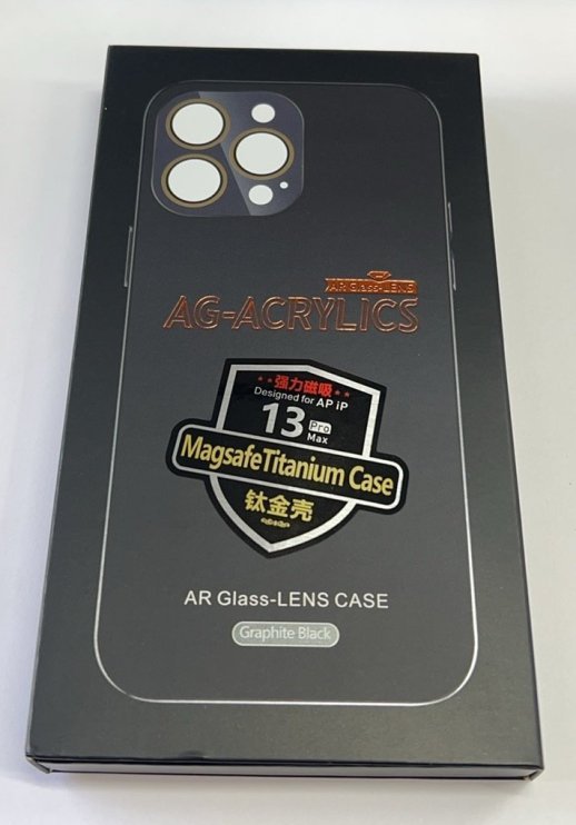 Чехол AG-ACRYLICS Magsafe for Apple Iphone 13 ProMax Blue Titanium