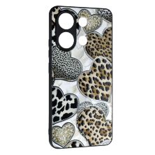 Накладка Fashion Mix для Xiaomi Redmi Note 13 (4G) Leopard Hearts