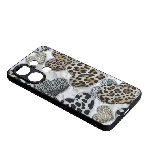Накладка Fashion Mix для Xiaomi Redmi Note 13 (4G) Leopard Hearts