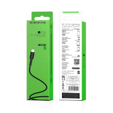 USB Cable Borofone BX16 Lightning 1m Black