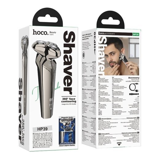 Бритва Hoco HP39 hree-head shaver, metal gray