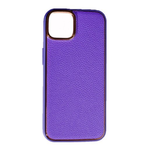 Накладка Leather New для Apple iPhone 14 Plus Violet