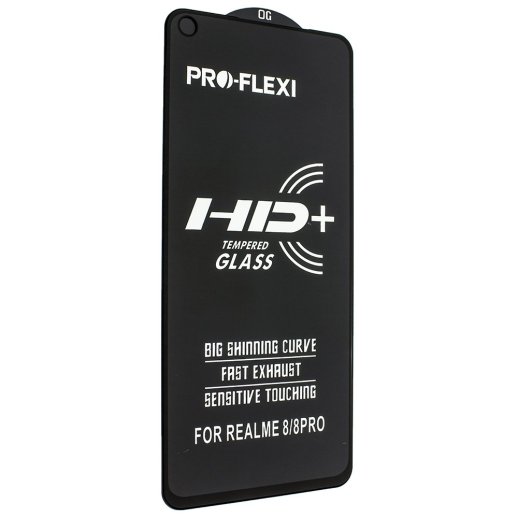 Захисне скло PRO-FLEXI HD+ REALME 8 ЧОРНИЙ