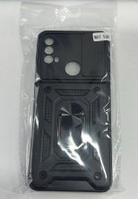 Armor Case With Curtain for Motorola E40 4G
