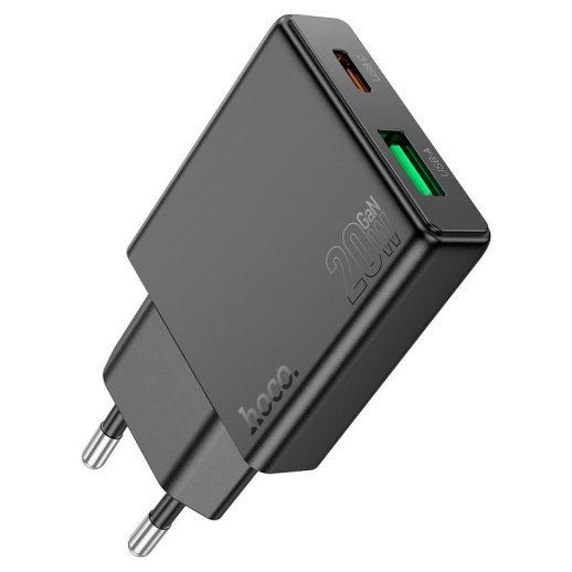 Мережевий зарядний пристрій HOCO N38 TYPE-C PD 20W + USB QC 3.0