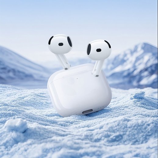 Бездротові навушники HOCO EW85 True wireless ANC noise reduction BT headset, білий