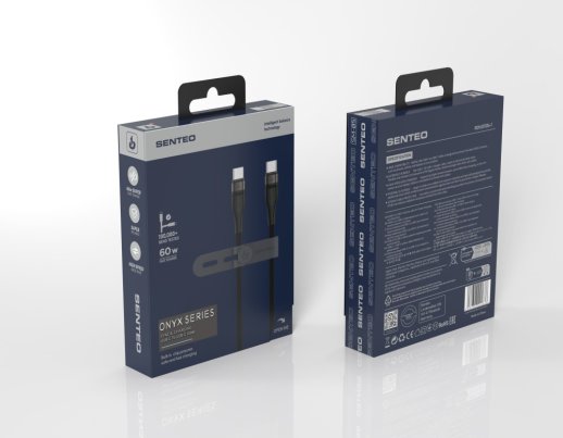 USB Cable Senteo SM-05 ONYX series USB C to  USB C 60W
