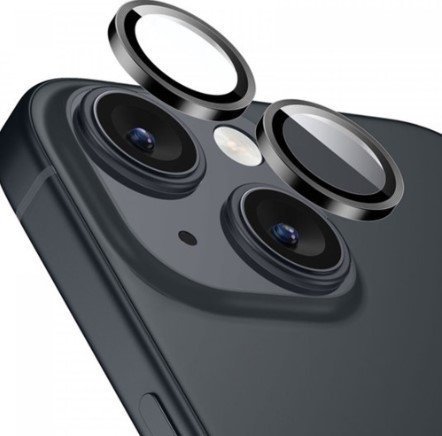 Скло для камери HOCO V12 PLUS APPLE iPhone 15 | iPhone 15 PLUS чорний