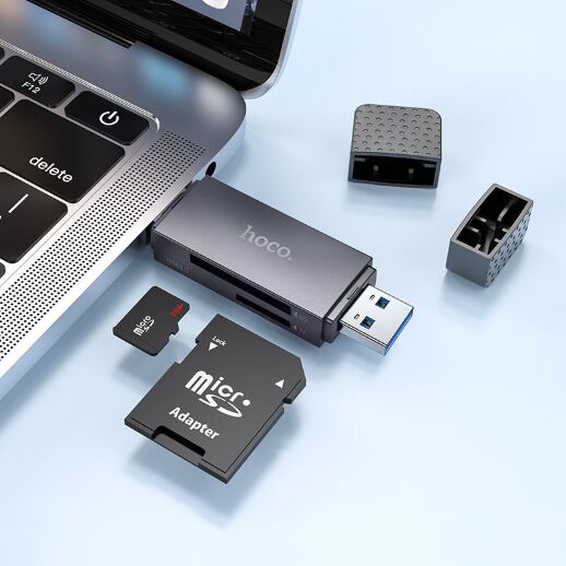 Картридер HOCO HB45 2в1 TYPE-C | USB 3.0