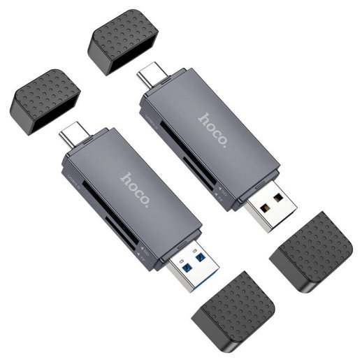 Картридер HOCO HB45 2в1 TYPE-C | USB 3.0