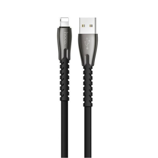 USB кабель HOCO U58 USB - Lightning 1.20M, чорний