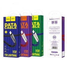 USB кабель HOCO U58 USB - Lightning 1.20M, чорний