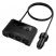 Автомобильное зарядное устройство-разветвитель Z64 Anshun 240W digital display 3-in-1 cigarette lighter(2C2A) car charger