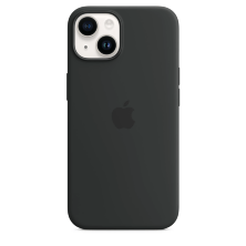 Silicone Case Original With MagSafe and Splash Screen Apple iPhone 14 Plus Midnight
