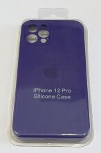 Чохол Silicone Case Copy Apple iPhone 12 Pro Square Deep Purple, 06
