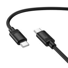 USB кабель HOCO X122 Type-C to Type-C 60W, чорний