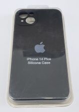 Чохол Silicone Case Copy Apple iPhone 14 Plus Square Black, 01