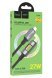 USB-C кабель HOCO U144 Type-C  -  Lightning, 27 Вт, 1,2 м, чорний