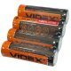 Батарейка AA сольова VIDEX R6P 1.5V, 4 штуки