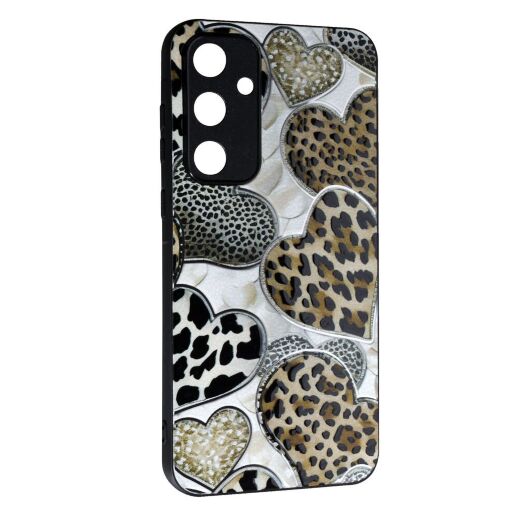 Накладка Fashion Mix для Samsung A55 Leopard Hearts