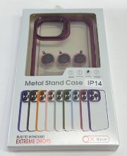 Чехол Metal Stand Case Apple Iphone 14 Marsala 7