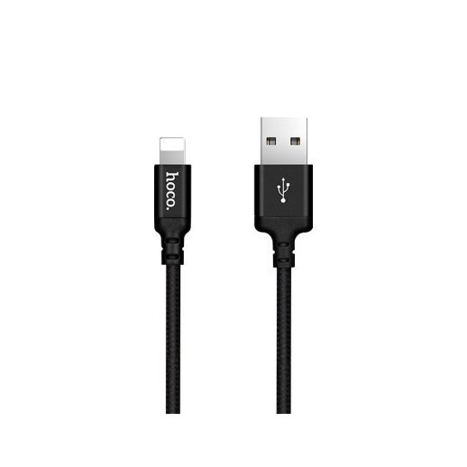 USB кабель HOCO X14 USB - Lightning, 1 метр, чорний