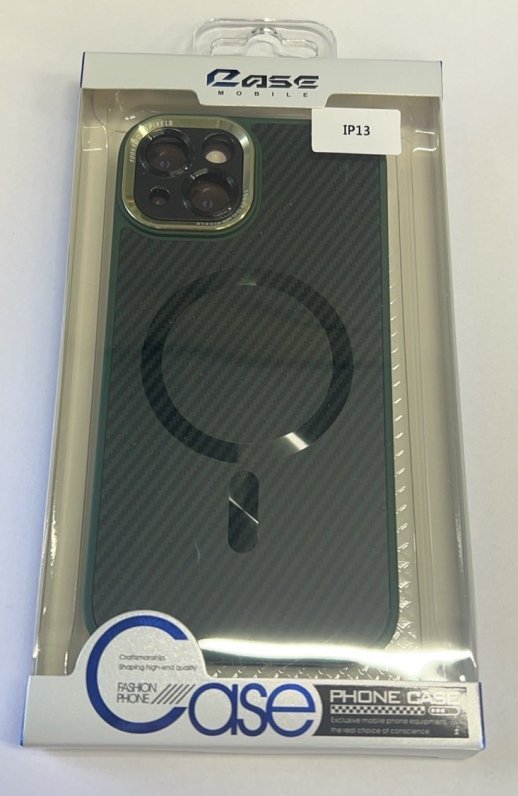 Case Carbone Shield Magsafe  for Apple Iphone 13 Grey