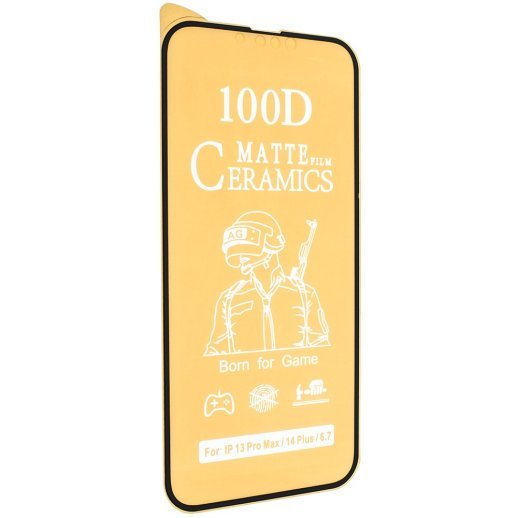 CERAMICS FILM 100D МАТОВЕ APPLE iPhone 14 PLUS 6,7" ЧОРНИЙ