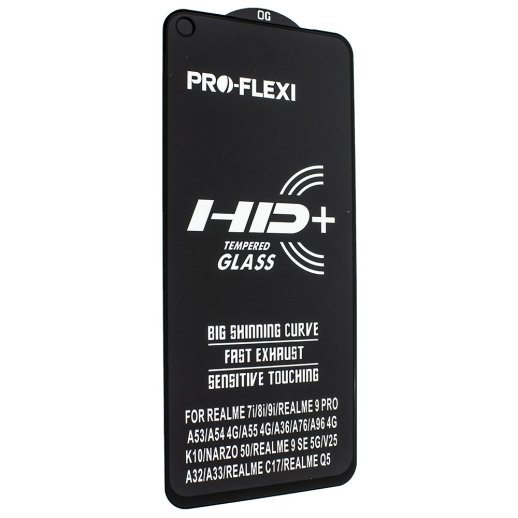 Захисне скло PRO-FLEXI HD+ REALME 8i ЧОРНИЙ