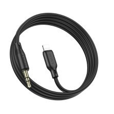 Кабель BOROFONE BL18 AUX Lightning - jack 3.5мм 1 МЕТР ЧОРНИЙ