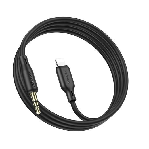 Кабель BOROFONE BL18 AUX Lightning - jack 3.5мм 1 МЕТР ЧОРНИЙ