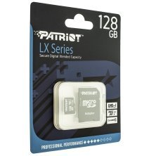 Карта пам'яті micro 128Gb Patriot LX Series SDXC (UHS-1) class 10 (adapter SD)