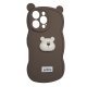 Силікон Hello Bear для Apple iPhone 14 Pro Max Brown