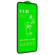 Захисне скло 11D для iPhone XR / 11 ЧОРНИЙ
