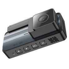 Автомобільний відеореєстратор HOCO DV11 2K з WI-FI, сірий