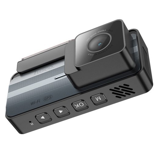 Автомобільний відеореєстратор HOCO DV11 2K з WI-FI, сірий