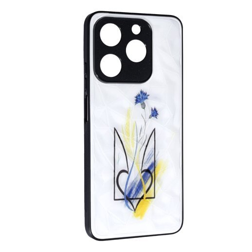 Накладка Prisma UA для Realme C63 Ukraine with flowers