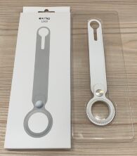 Airtag Silicone Loop White