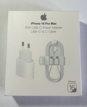 Сетевое Зарядное Устройство Apple iPhone Power Adapter 35W USB-C & Cable 16 ProMax