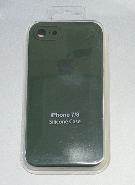 Чохол Silicone Case Copy Apple iPhone 7 / 8 / SE Square Army Green 18