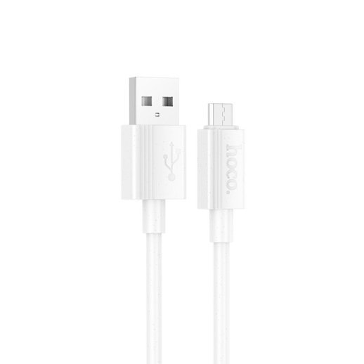 USB кабель HOCO X107 USB - micro USB 1м білий