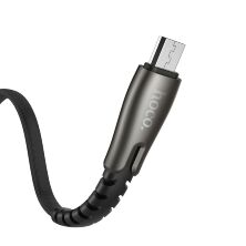 USB кабель HOCO U58 USB - Lightning 1.20M, чорний