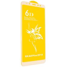 Захисне скло 6D PREMIUM SAMSUNG A730 Galaxy A8 Plus 2018 БЕЛЫЙ