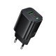 Мережевий зарядний пристрій BOROFONE BAS85A TYPE-C PD 30W / USB QC3.0, чорний